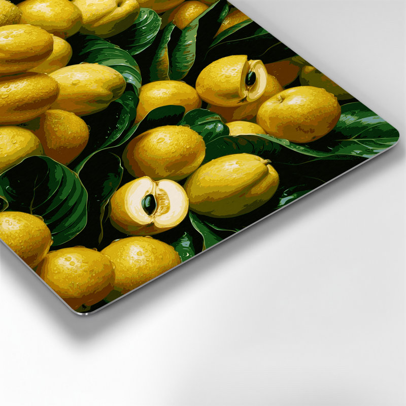 «Fruit Abiu», art mural en métal vert, H 11 po x l 14 po