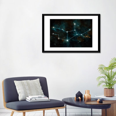 « the constellation virgo the virgin’by marc backward », reproduction d’art sur toile tendue