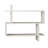 Modern Wall Shelf, 27.6 x 25.8 x 8.7 inches | 100% Melamine Coated Particle Board, Thickness: 0.7 inches | Numerous Shelves, Wall-Mountable Design | Perfect for Scandinavian Home Decor, Stylish and Functional Storage Solution-220986786