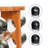 Freestanding Wood Spice Jar & Rack Set