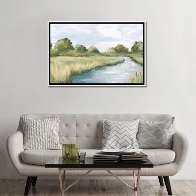 «Country River» par Eva Watts - reproduction d'art sur papier