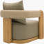 Palma Outdoor Teak Lounge Chair
