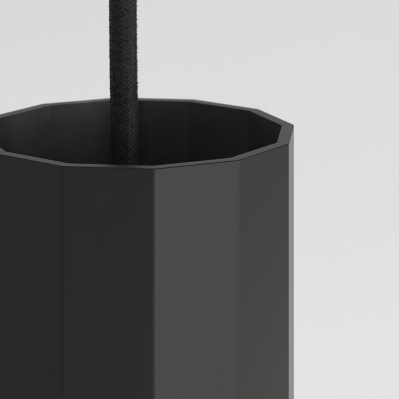 Hashira Pendant, Matte Black