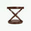 Table de bout ronde en bois avec base robuste-757697361