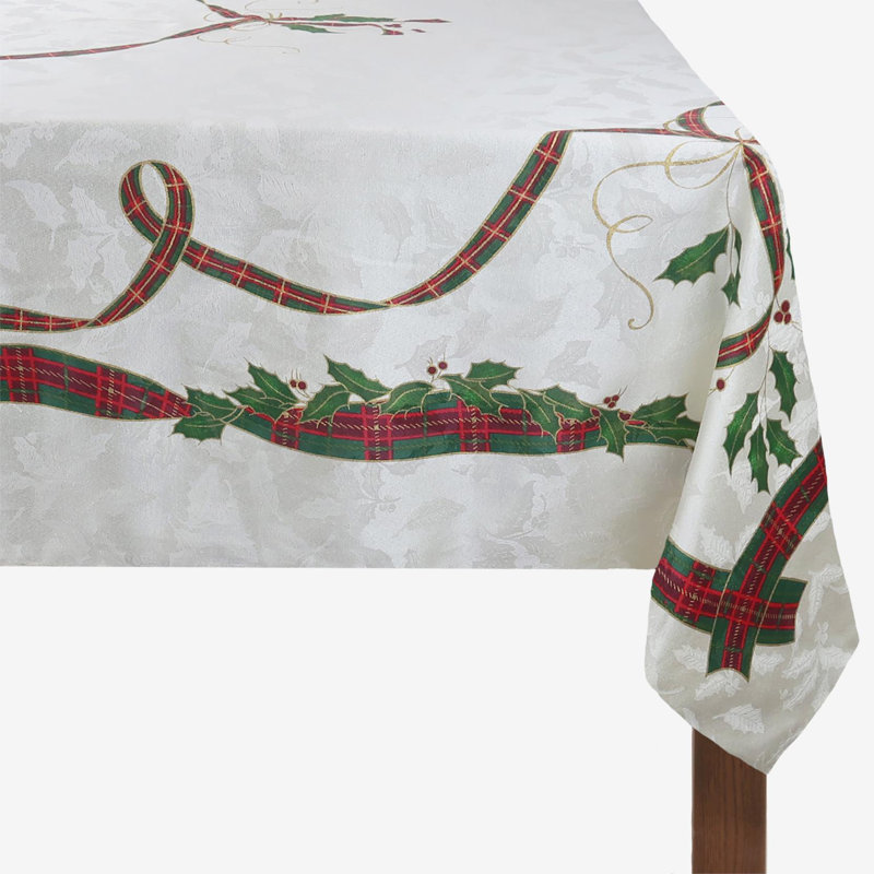 Lenox Holiday Nouveau Tablecloth, 140" Rectangle