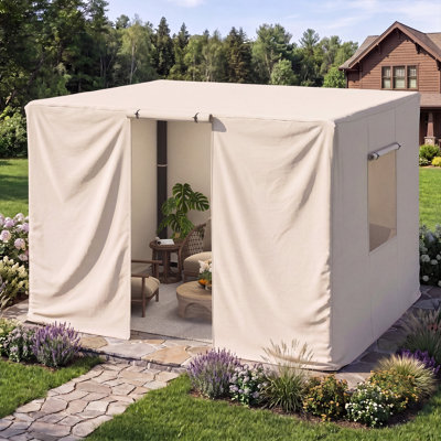 EROMMY Fabric Side Wall for Pergola