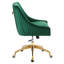 Chaise de bureau en velours Discern Performance par Modway-1079178931