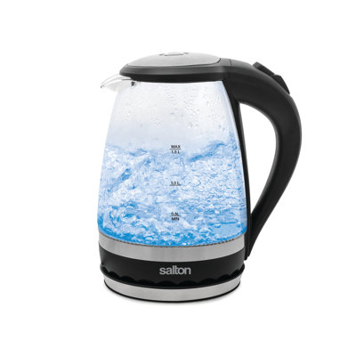 Salton 1,5 pte Bouilloire électrique en verre