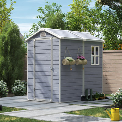 6'x4' Resin Outdoor Storage Shed
