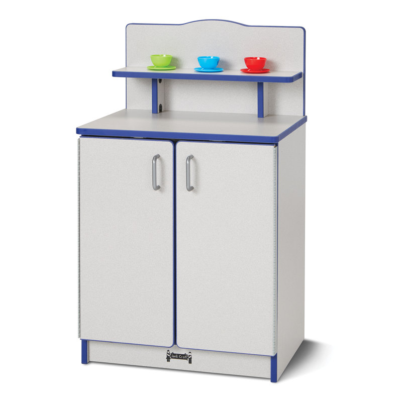 Rainbow Accents® Culinary Creations Kitchen Cupboard, Gray/Blue