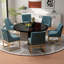 Chaise d'appoint en velours Baudel-2036812411-2036812409