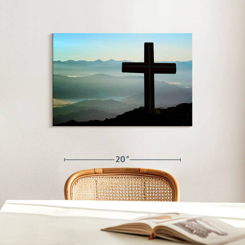 Adella Mountain Cross, 16" H x 24" W