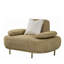 Chaise longue surdimensionnée Modena avec accoudoirs et dossier réglables.