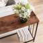 41.5" Console Table, Sofa Tables Narrow Entryway Table with Glass Shelf