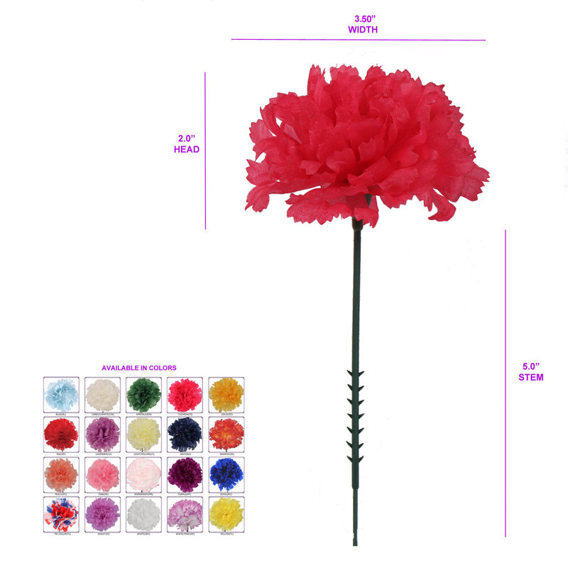 Tige d'œillet, Fuchsia