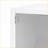 Cabinets: Off-White Shoe Storage Cabinet with RGB LED Lights, Sliding Glass Doors | 31.3”W x14.8”D x28.4”H | Minimalist | Bedroom