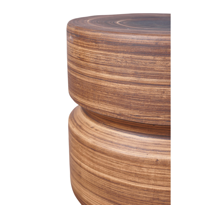 Balance Garden Stool, Natural Brush Matte