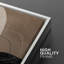 Forme Mid-Century «brun chaud et noir délavé, lignes abstraites, images murales modernes minimalistes neutres, impression sur toile encadrée 2 pièces, 16 x 24 x 2, 24 x 36 x 2-119463643-92285703-92285704