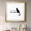 «Pawsome Cat», reproduction d'art textuel sur papier encadré-443387338-443387339