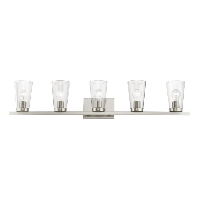 Areeas 5 - Light Dimmable Vanity Light, Brushed Nickel