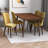 Kaymi 4 - Person Solid Wood Solid Wood Top Four Leg Dining Set-87421867
