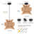 Highwoods 1 - Light Farmhouse Boho Rattan Pendant Light
