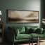 Grande impression sur toile encadrée, impression de paysage abstrait neutre pour décoration murale moderne minimaliste-116848297-116848301
