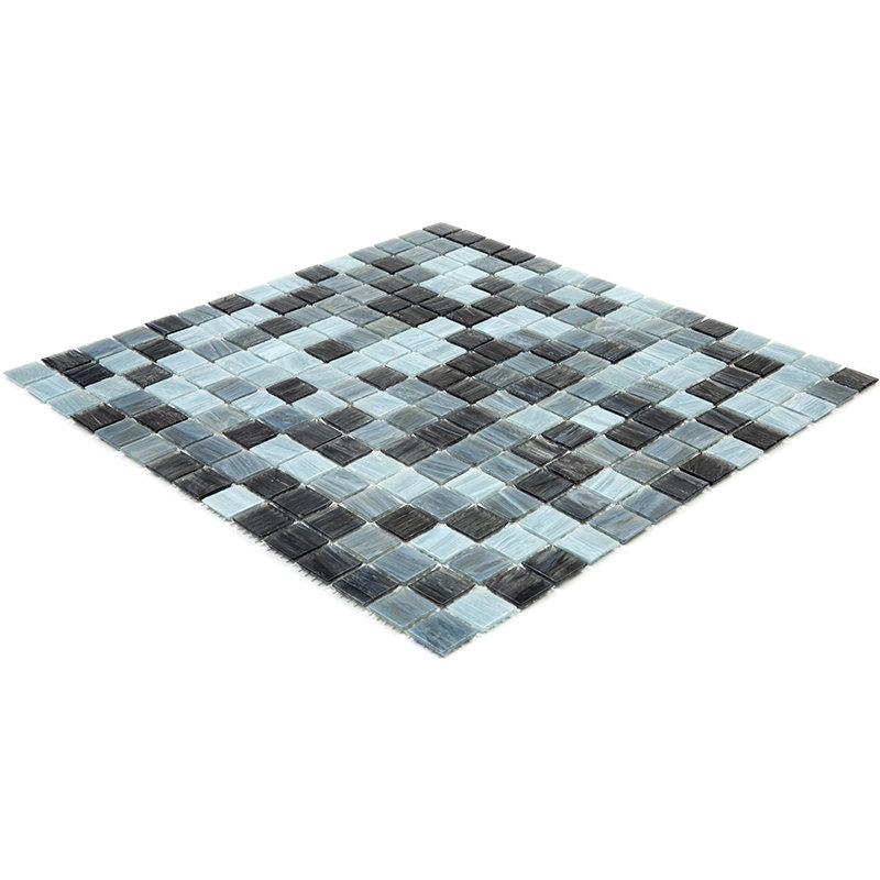 Mingles 0.8" x 0.8" Glass Grid Mosaic Wall & Floor Tile