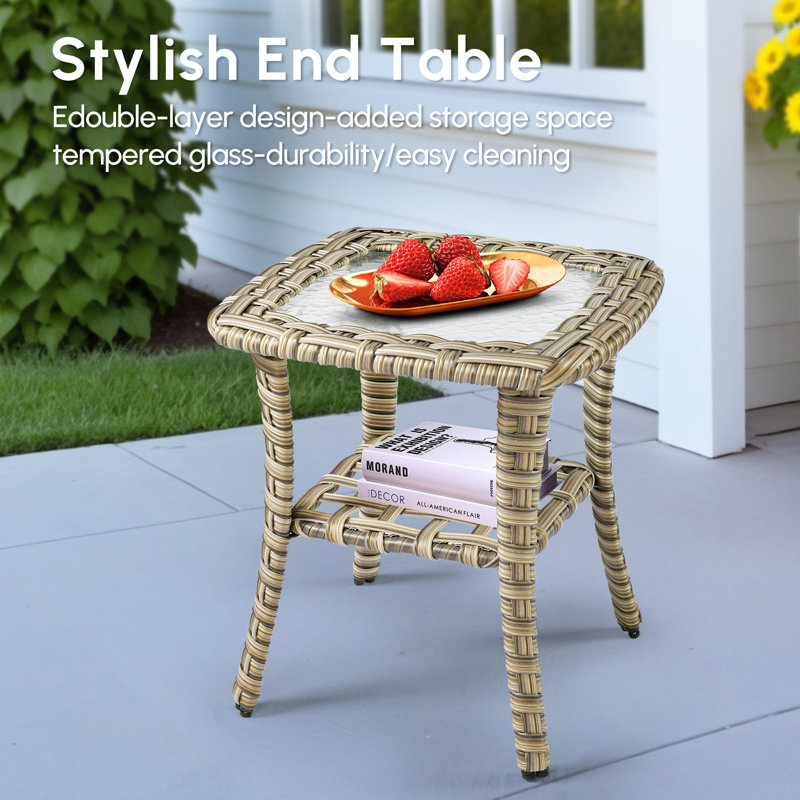 9 - Person Patio Furniture Sofa with Swivel Rockers , Outdoor Wicker Rattan High Back Sofa with Cushions, All Weather Sofa with Ottomans for Garden Backyard