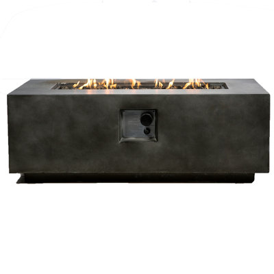 Concrete Propane Outdoor Fire Pit Table