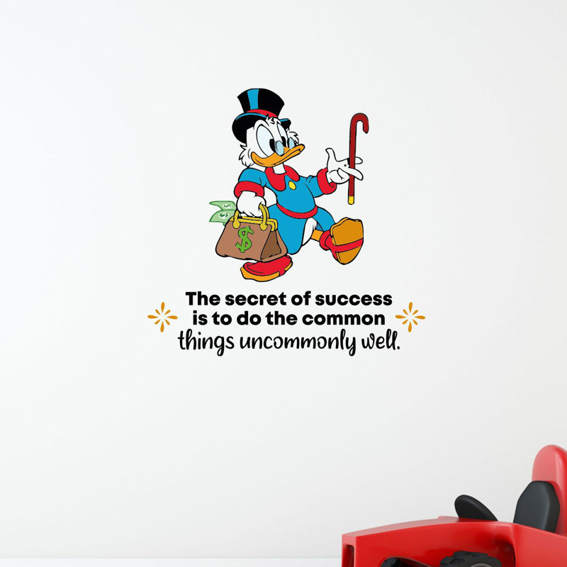 Adhésif décoratif en vinyle McDuck Success Scrooge, H 10 po x l 8 po