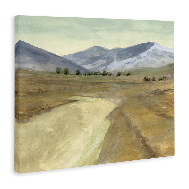  «Distant Desert Mountains», art mural sur toile par Michael Willett, H 24 po x l 30 po