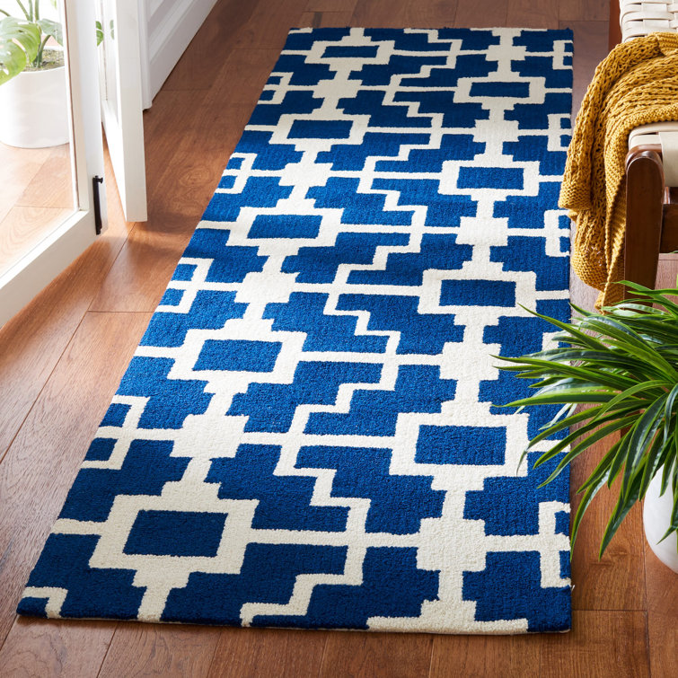 Dalton Hand Hooked Performance Geometric Rug