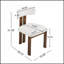 Chaises de salle à manger rembourrées modernes avec accoudoirs en métal, ensemble de deux, idéales pour les espaces de salle à manger contemporains et les rassemblements confortables-148969678-148969666