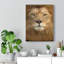 Lion de Juda - reproduction sur toile tendue-1636629174