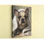 Drôle de bouledogue français sur toile-438948635