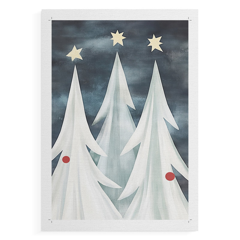 Christmas Holiday Art DCCCLXIV - Impression sur toile seulement - NON-CADRE, H 18 po x l 12 po