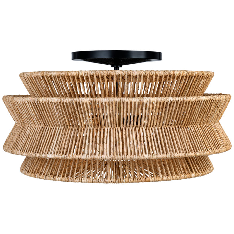 Antigua 3 - Light Flush Mount, 10" H x 23" W x 23" D