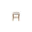 Absalom 4-Piece Mindi Console with Stools Set, Sand