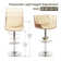 Aanyla Swivel Adjustable Height Bar Stool