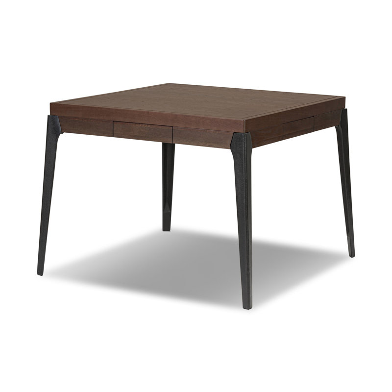 Mahjong Table-Ebonized Oak, Smoked Oak