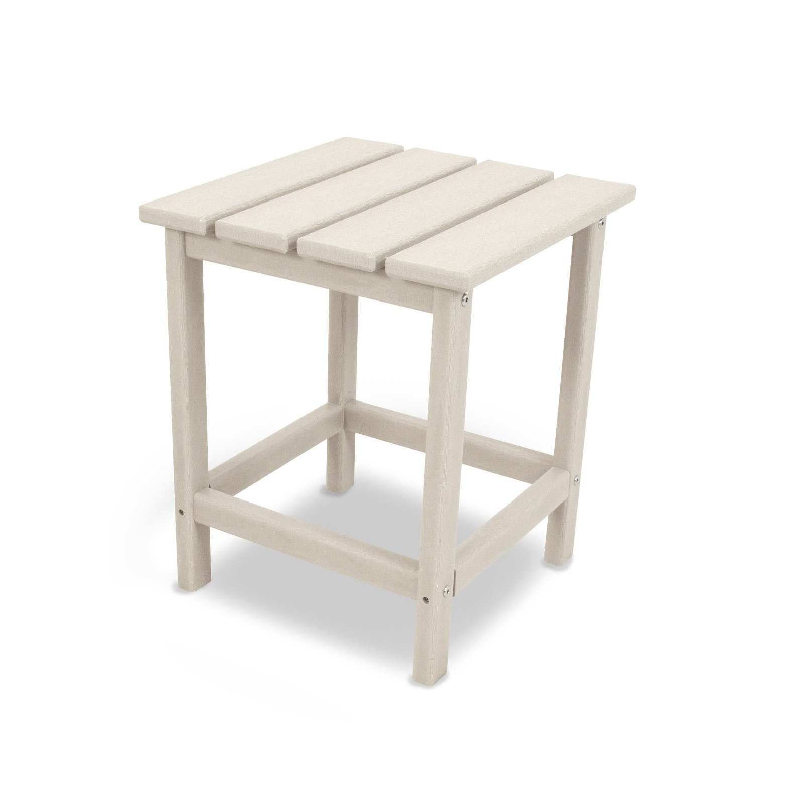 POLYWOOD Long Island 18" Side Table, Sand