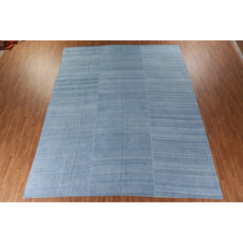 Tapis turc à gros légumes kilim 12x15