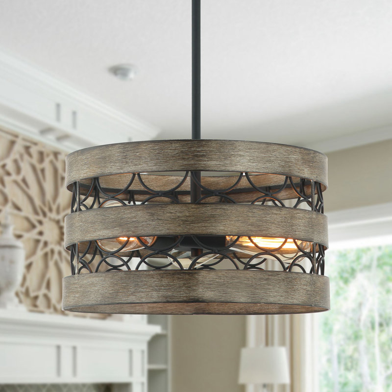 Lustre tambour 3 lumières Linch
