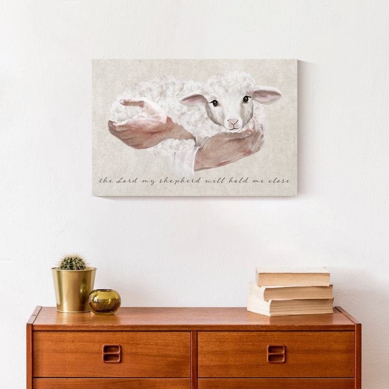 «The Lord My Shepherd Will Hold Me Close» sur toile