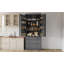 Garde-manger de ferme avec 3 tablettes réglables, 8 tablettes de porte et 3 tiroirs pour un rangement et une organisation polyvalents-1766546382
