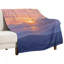 Plaid en flanelle de luxe Sunset Mountain, couverture douce, chaude et moelleuse pour salon, canapé, lit et décoration intérieure-134403624