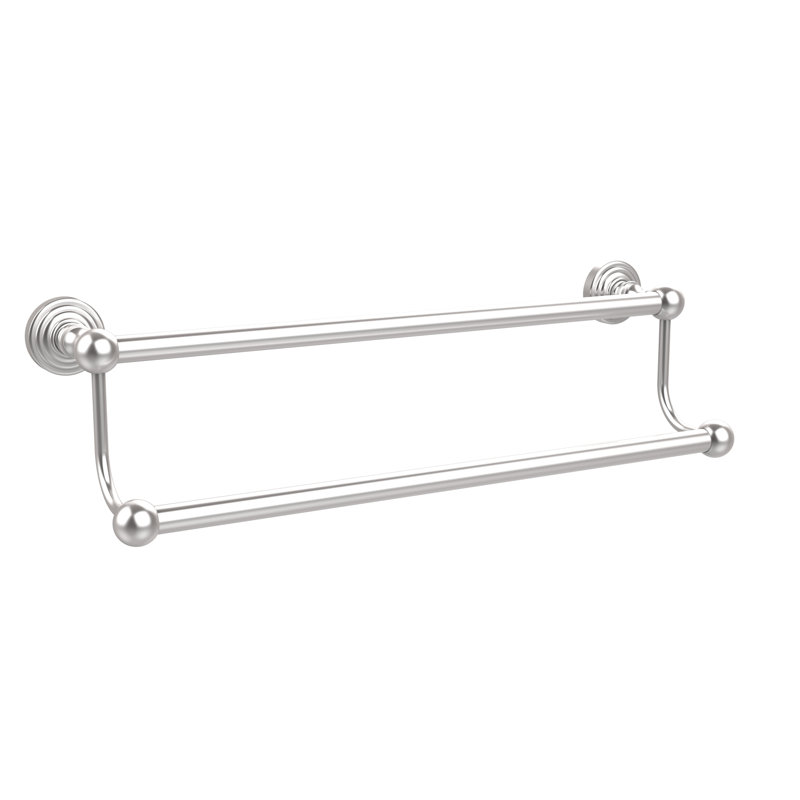 Porte-serviettes mural double Beresford, Chrome satiné
