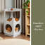 Meuble pour chat à double couche multifonctionnel Hollow Design