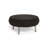 Round Outdoor Wicker Coffee Table with Tempered Glass Top - 34" Diameter-649644528